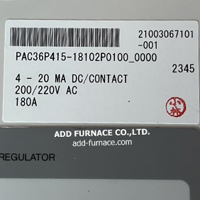 PAC36P415-18102P0100 | Shimaden Thyristor Power Regulator